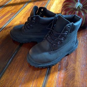 Timberland Black Baby/Toddler Boots